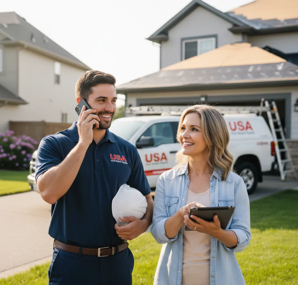 USA Roof Repair Experts customer support in Ogdensburg